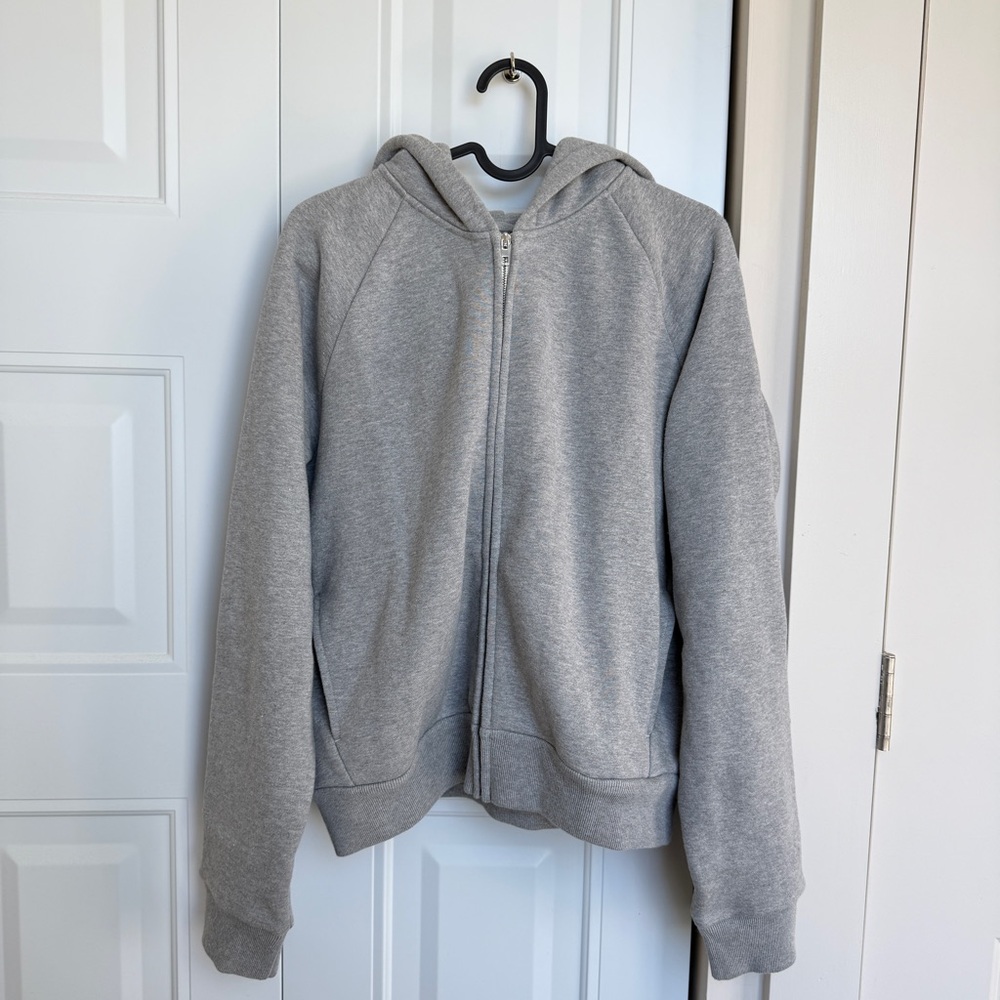 Jamie Haller The Bird Zip Up Hoodie Heather Grey Small NWT Designer Sweatshirt